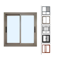 Ventanas Corredizas de Aluminio a Medida, Resistentes a Huracanes, con Doble Acristalamiento Templado