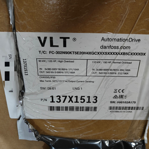 Variador de Frecuencia Original Nuevo VLT Automation Drive FC300 137X1513 FC302 90Kw FC-302N90KT5E20H4XGCXXXSXXXXAXB5CXXXXDX VFD - Product Image 5
