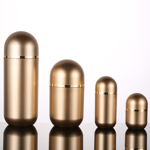 Hot PET acrilico rosso blu e oro bottiglia di plastica proteina polvere barattolo contenitore capsule pillola bottiglia di imballaggio nutrizione sportiva - Product Image 1