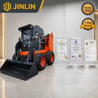 Mini-chargeuse compacte professionnelle certifiée CE pour la construction agricole et paysagère efficace