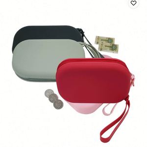Monedero de Silicona con Diseño de Caramelos, Moderno y Portátil, con Cierre, Bolsa Ovalada para Cosméticos, Impermeable, Estuche para Brochas de Maquillaje - Product Image 2