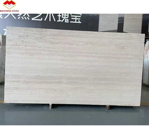 Moderno Italia <span class=keywords><strong>Roma</strong></span> travertino losas cortadas a tamaño Natural Beige travertino piedra estilo para baño fregadero piso pared revestimiento - Product Image 3
