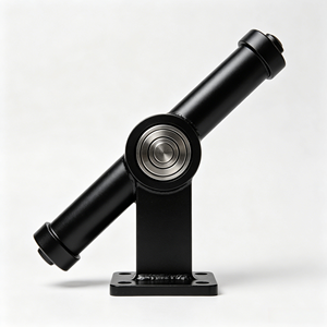 4-Way Rotating Conveyor <b>Guide</b> Wheel Bracket CNC Machined Aluminum Alloy with Bearing - Product Image 2