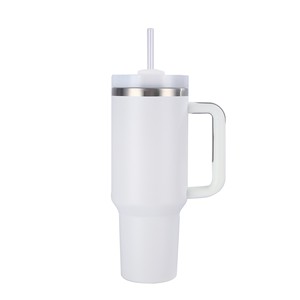 Thermos à double paroi en acier inoxydable de 40 oz avec poignée - Anti-fuite, sans BPA, écologique, pour le bureau, la voiture, l'extérieur - Product Image 3