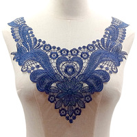 Maille dentelle col fleur Corsage creux brodé décolleté faux col coudre Style vêtements poitrine accessoires