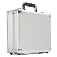 Boîte de rangement en aluminium boîtier de transport en aluminium étanche pour équipement médical Machine valise à outils en aluminium avec mousse personnalisée