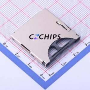 SD01A-01220 SD Card / Memory Card Connector SMD Connector - Product Image 1