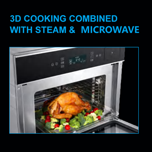 Four combiné 3 en 1, four à <span class=keywords><strong>micro</strong></span>-ondes, grill, four à vapeur, four à vapeur intégré - Product Image 3