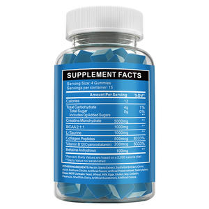 Forme posologique OEM de suppléments de <span class=keywords><strong>taurine</strong></span> de vitamines et de créatine pour adultes-Non recommandé pour les femmes enceintes - Product Image 2