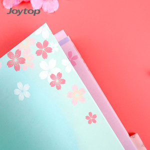 Joytop 5818 Tem Vàng Lá Tùy Chỉnh A5 Sakura Hoa Anh Đào Sổ Tay Bìa Cứng - Product Image 3
