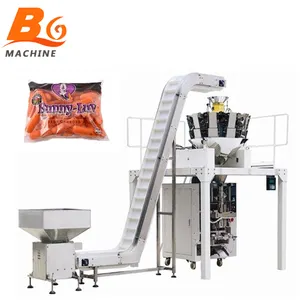 BG Hot selling automatic weighing 1 kg baby carrot packing machine