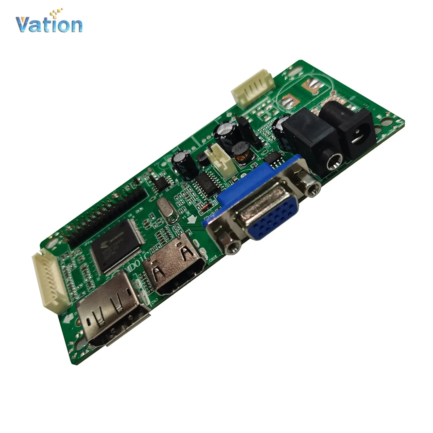 Papan Video Panel LCD MD01C FHD Papan Konverter DP/HDM-I/VGA Ke LVDS/EDP dengan Input HDM dan Output Audio