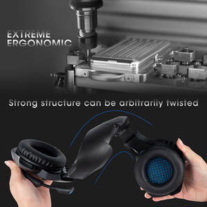 <span class=keywords><strong>ONIKUMA</strong></span>-auriculares <span class=keywords><strong>K5</strong></span> PRO para videojuegos, cascos con puerto Jack LED 3,5 de 7,1mm, adecuados para Playstation - Product Image 3