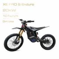 Moto tout-terrain électrique 2026 Arctic Leopard XE PRO S Enduro 20KW 74V 60Ah à suspension intégrale 600Nm 6 vitesses en alliage d'aluminium pour adulte
