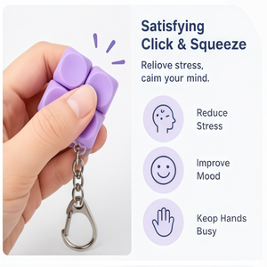 Porte-clés personnalisé anti-stress, mini pendentif, breloque, jouet à presser, idéal pour les cadeaux - Product Image 5