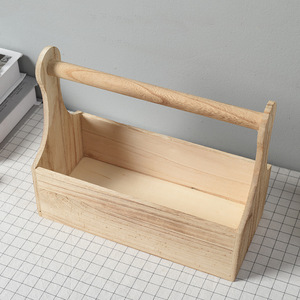 Cesta de almacenamiento de madera para maleta, cesta de fruta para sala de estar, para aperitivos, hogar - Product Image 6