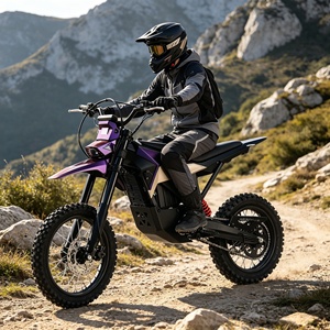Motocicleta Eléctrica Profesional Todoterreno de Alta Potencia con Batería de Litio de 8000W, Versión Racing, con Función de Wheelie Automático - Product Image 2