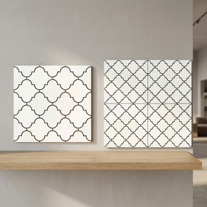 Pas cher Design Marocain 40x40cm Qualité Export 400x400mm Prix de Gros Porcelaine Antidérapant Parking Carrelage 12mm Épaisseur - Product Image 4