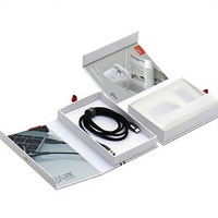 Boîte d'emballage rigide en carton magnétique en forme de livre, personnalisable, haut de gamme, écologique, en matériaux recyclés, pour l'électronique grand public