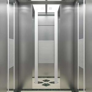 Ascenseur extérieur sans engrenages à traction, 6 étages, 450 kg, design français, en acier inoxydable, marque Fuji, vente chaude en Chine - Product Image 6