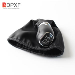 Levier de vitesses noir 5/6 vitesses avec housse en cuir pour <span class=keywords><strong>Skoda</strong></span> <span class=keywords><strong>Fabia</strong></span> VW Golf 3/<span class=keywords><strong>4</strong></span>/5/6, compatibilité avec toutes les générations. - Product Image 3