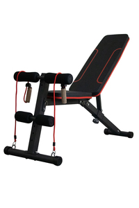 Panca Pieghevole per Sollevamento Pesi e Addominali, Attrezzatura per <span class=keywords><strong>Allenamento</strong></span> Domestico e Palestra - Product Image 3