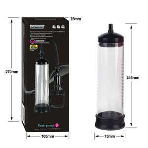 秘密配送 男性用ペニスポンプ 手動増大器 サイズ<span class=keywords><strong>M</strong></span> 大人用セックストイ 男性用真空ポンプ 男性用オナニートレーナー - Product Image 6