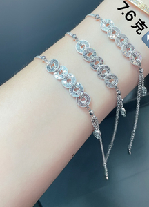 Bracelet en platine Xinfly, tendance et très demandé, en PT950 pur, pour femme, classique, à porter au quotidien, bijou chaîne, bracelet personnalisé. - Product Image 6