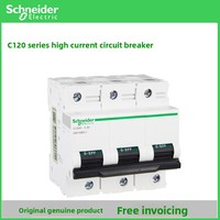 Interruptor Automático Inteligente C120H RCCB de Alta Corriente 3P con Protección de Cobre y Litio para Uso Industrial 80A 63A 100A 4.5kA Curva B