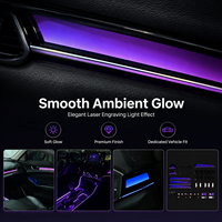 Kit d'éclairage ambiant pour panneau de porte gravé au laser Chenbon pour Accord Inspire 2018-2022 12V 12W Multicolore