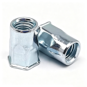 M3 M12 <b>Small</b> Head Half Hex Steel <b>Blind</b> Rivet Nut Nickel Plating Passivation Anti Oxidation Industrial Fastener Factory Direct Sa - Product Image 1