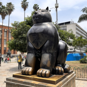 Escultura de Arte de Metal de bronce abstracto de alta calidad, estatua de <span class=keywords><strong>mujer</strong></span> reclinada regordeta para uso en jardín al aire libre - Product Image 2