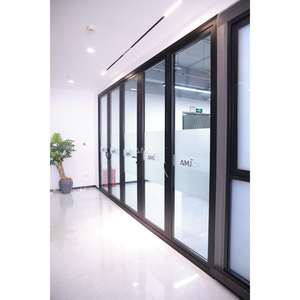 Puertas Plegables de Aluminio Estilo Americano AMJ NFRC con Mosquitera Retráctil Integrada <span class=keywords><strong>para</strong></span> Balcón - Product Image 2