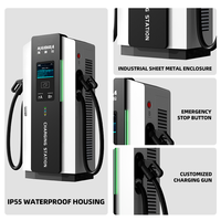 Station de recharge rapide pour véhicules électriques HAIDIRA, certifiée CE, OCPP1.6J, 60-180 kW, IP55, CCS2, DC, à montage au sol, usage commercial, garantie de 12 mois