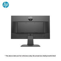 Monitor PC HP P204V 19.5 Inch Grosir, HDMI+VGA Hitam, Desain Bisnis Kantor