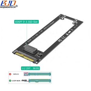 공장 도매 U.2 SFF-8639 인터페이스-NVMe 룰러 1U GEN-Z EDSFF 숏 E1.S SSD 캐리어 어댑터 카드 - Product Image 2