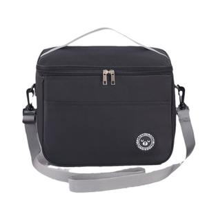 Sac à déjeuner isotherme de grande capacité avec bandoulière, sac à bento imperméable et épaissi pour étudiants, rangement pour voyages en plein air - Product Image 3