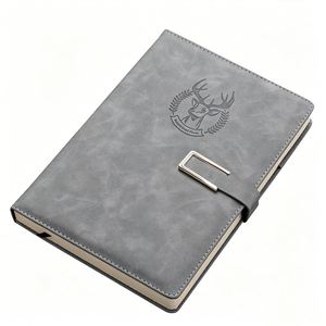 Diario Personalizado con Logotipo, Tapa Dura de Imitación de Cuero A5, Encuadernación Cosida, Múltiples Colores Disponibles - Product Image 3