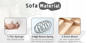 Modern Leather Modular Sectional <b>Sofa</b> Convertible Extendable Removable Sleeper Apartment Hotel L-Shape Living Room - Product Image 6