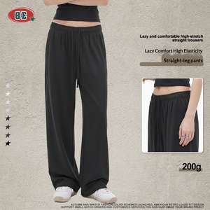 Abbigliamento Femminile |   Nuovi <span class=keywords><strong>Pantaloni</strong></span> <span class=keywords><strong>Larghi</strong></span> Unisex Primavera-Estate 2026, Antirughe, Alta Elasticità, Slim Fit, Casual - Product Image 3