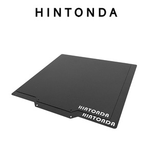 HINTONDA PEI – panneau de lit chauffant pour imprimante 3D, acier à ressort double face, noir, pour filament PLA ABS, sans déformation - Product Image 2