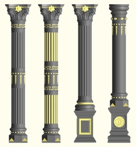 2025 Giao hàng nhanh chóng sẵn sàng chứng khoán bê tông khuôn đúc Roman cột trụ cột nhà xi măng cực nhựa trang trí bài đúc sẵn hình thức - Product Image 3