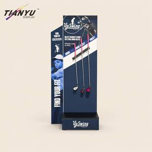 Modular Golf Club Display <b>Rack</b> Professional Sports Equipment Stand with Perforated Aluminum Frame for Retail Shop Store Golf - Product Image 1