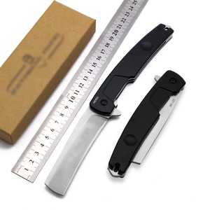 Couteau pliant d'extérieur portable pour le camping, en acier à haute teneur en carbone, DIY OEM, produit transfrontalier à succès - Product Image 2