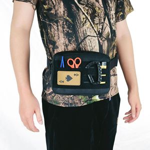 Tactical Waist Pack 600D Oxford Cloth Waterproof Outdoor Sports Running Multifunctional Crossbody Bag Black CP - Product Image 1