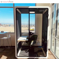Cabine téléphonique confortable et silencieuse pour la cabine de communication sans stress du supermarché de l'immeuble de bureaux du centre commercial de la maison