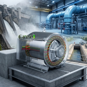 Generador de 50 KW y 500 RPM, Alternador de Alta Eficiencia para Planta de Energía de Biomasa - Product Image 4