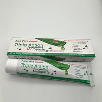 Vente en gros de dentifrice Crogate 100g à l'aloe vera, pâte verte cristalline, haleine fraîche, protection forte de l'émail, soins bucco-dentaires quotidiens