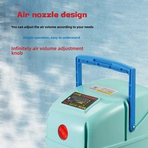 Dc 48V/60V/72V xe điện tương thích thân thiện với môi trường hiện đại di động ngoài trời Máy oxy công suất cao đánh cá bơm oxy - Product Image 1