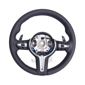 Volante Deportivo de Cuero y Alcántara para <span class=keywords><strong>BMW</strong></span> F20 F22 F30 F31 F32 F36 F82 X5 F15 F82 <span class=keywords><strong>M4</strong></span> F80 M3 M5 F90 F06 535i F10 F56 - Product Image 6